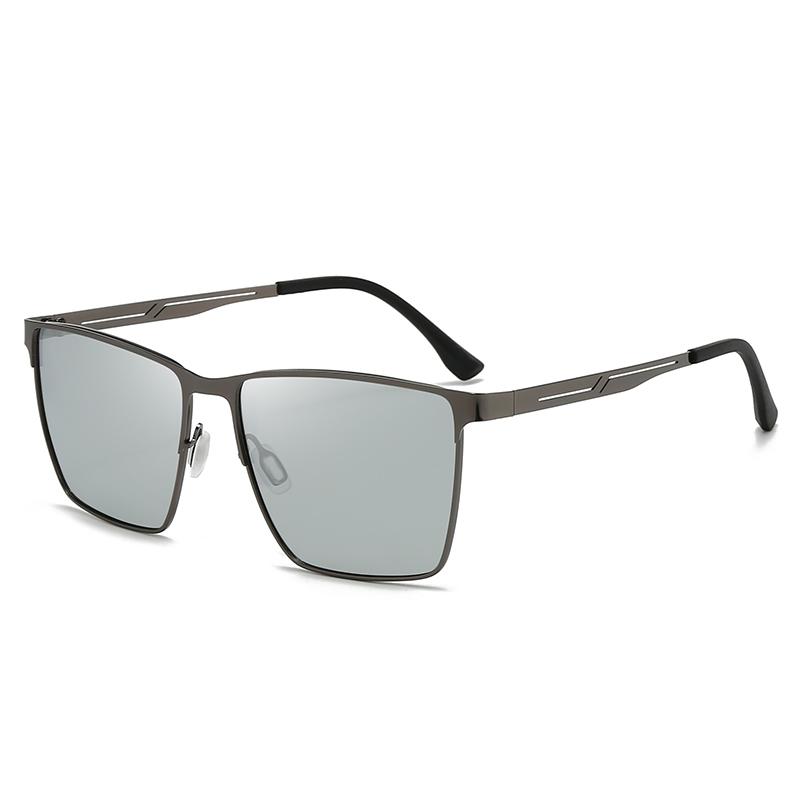 New Men's Business Sunglasses Metal Square Frame UV Protection Fashion Shades 5152