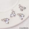 Alloy Zircon Color Preserving Pendant Charms For DIY Bracelets Necklaces Jewelry Making