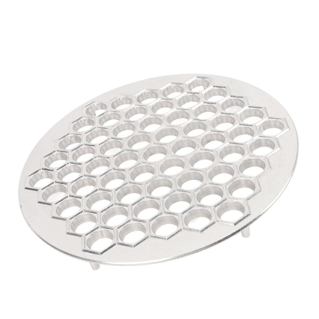 Appareil à raviolis russes 61 trous Alliage d'aluminium Lavable au lave-vaisselle Outil de fabrication de pelmenis pour la maison