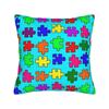 Pillow Case Pastel Candy Autism Awareness Puzzle Soft Pillow Cover For Wedding Party Home Decor Fashion Pillowcases