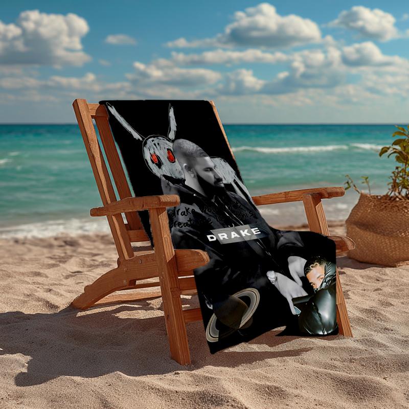 Drake Fashion Beach Towel: Ideal for Summer Adventures Soft, absorbent and quick drying suitable for swimming and bathing