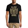 Men's Vintage T-Shirt Only the Best Are Born In April - Birthday Gift Tee Shirt