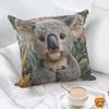 3D dierenkussenhoes met imitatieborduurwerk, hond en alpaca, met ritssluiting, sierkussenhoes voor thuis, landelijke stijl, bank, fauteuil of bed