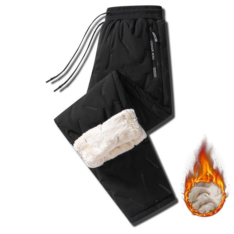 Thicken Snow Wear Lace-up High Waist Harem Pants Plush Velvet Lined Ankle Length Pantalones Casual Sweatpants Winter Women Broek