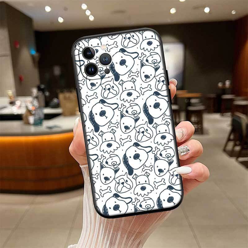 Cartoon Cute DOG Shockproof Phone Case for Redmi Note 8 8T 9 9A 9C 9T 9S 10 11 11S 10C 10X 10A 10T Pro Max Plus Prime