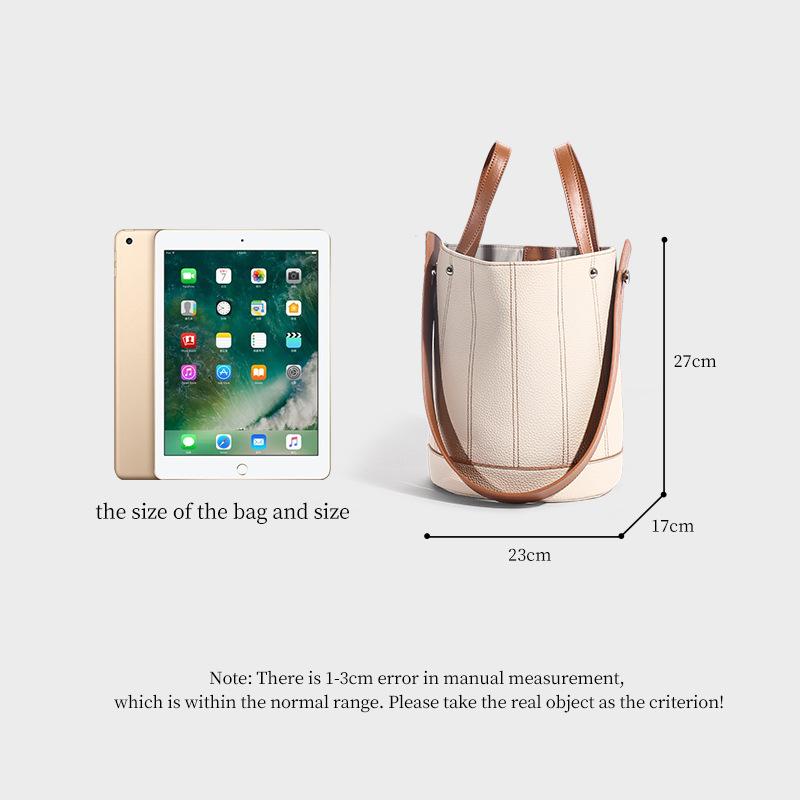 Bucket Bag Niche High-grade Female Bag Single Shoulder Crossbody Bucket Bag