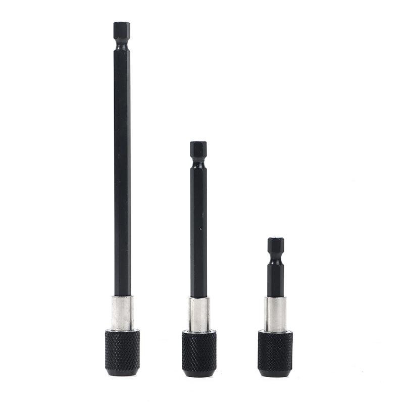 1/3Pcs Magnetic Bit Holder Extension 60Mm 100Mm 150Mm 1/4 Inch Hex Shank Quick Release Screwdriver Bit Holder Extension Bar