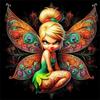 Disney Tinker Bell Fairy Collection Diamond Painting Full of Diamonds DIY Handmade Embroidery Art Cartoon Decorative Painting Kit