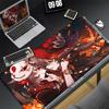 HD Genshin Impact Hu Tao Game Mousepad PC Gaming Accessories Laptop Pad Non-Slip Rubber Soft Edge Locking XXL Large Keyboard Mat