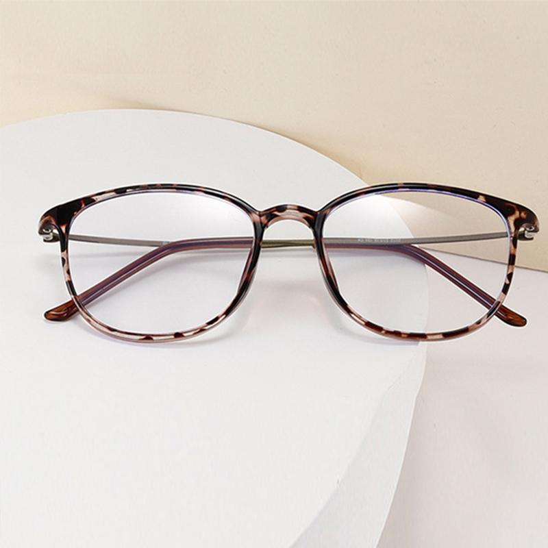 Anti-blue Light Reading Glasses Ultra-light Slim Frame Presbyopia Glasses for Women and Men 150-1