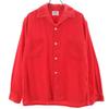Sears 60s Vintage Made in Japan Long sleeve Corduroy Open collar shirt M Men's Used