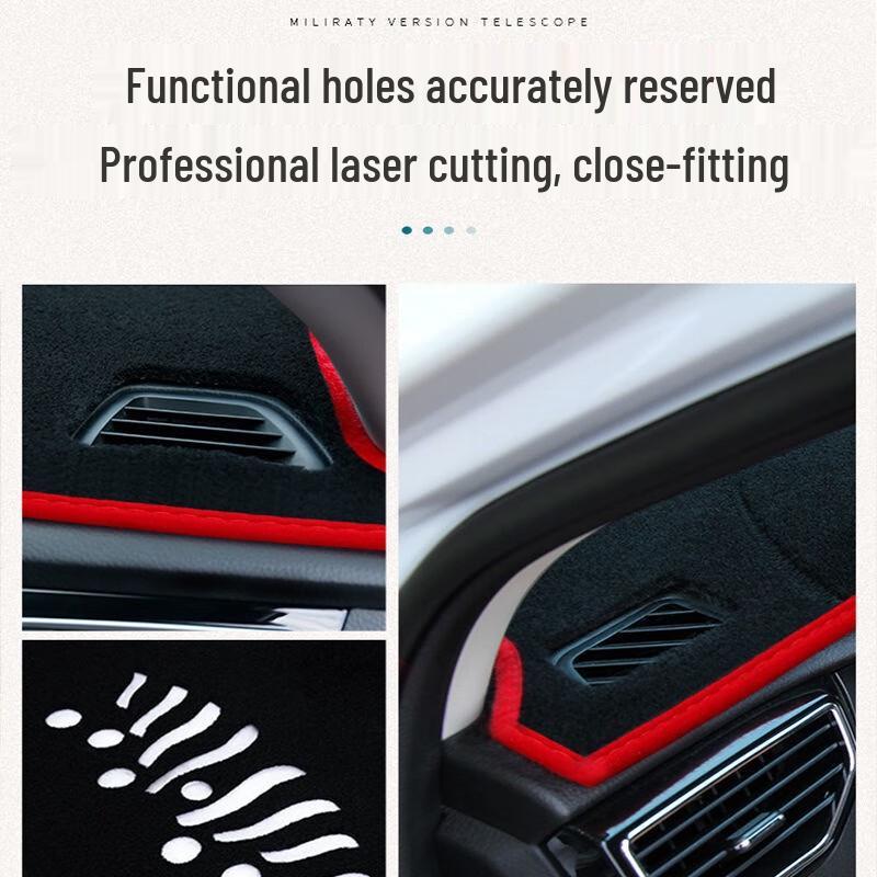 Shan Hai L7 PLUS Dashboard Sun Shade - Front Desk Mat and Center Console Sun Protection Cover
