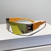 Future Technology Sense Punk Frameless Integrated Sunglasses Trendy Men And Women Cycling Sunglasses