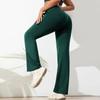 Bootcut Waisted Leggings Womens High Yoga Pants Bell Bottom Leggings
