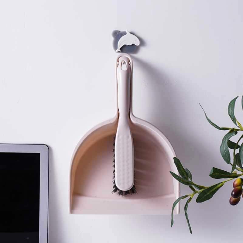 Small Broom and Dustpan Set Mini Hand Broom Dust Pan with Cleaning Brush Combo for Home Desktop Sofa Kitchen Keyboard