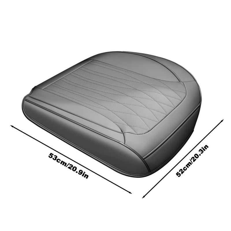 Coussin de siège de conducteur de voiture Siège d'appoint de conduite de voiture Coussin de chaise automatique antidérapant Coussin de siège en similicuir confortable pour divers sièges