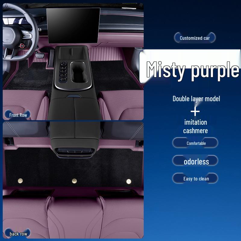 Waterproof TPE Floor Mats for Haval Chitu Models 21-25 - Silver Gold Platinum Rabbit