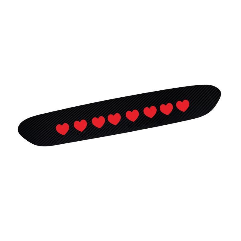 Car High Brake Light Sticker Rear Brake Light Decorative Sticker Luminous Brake Decorative Cover Devil Eye