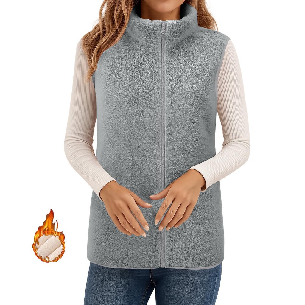 Womens Winter Coats Warm Plush Jackets Open Front Long Sleeve Cardigan Trendy Fuzzy Outerwear