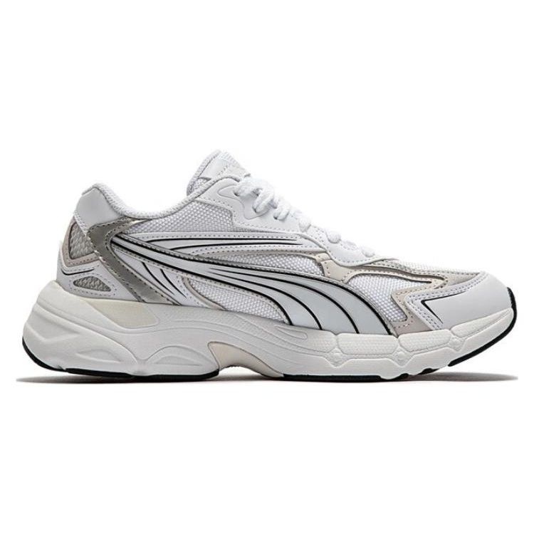 PUMA Teveris Nitro Noughties Unisex White Gray Low Top Casual Sneakers 388920-03