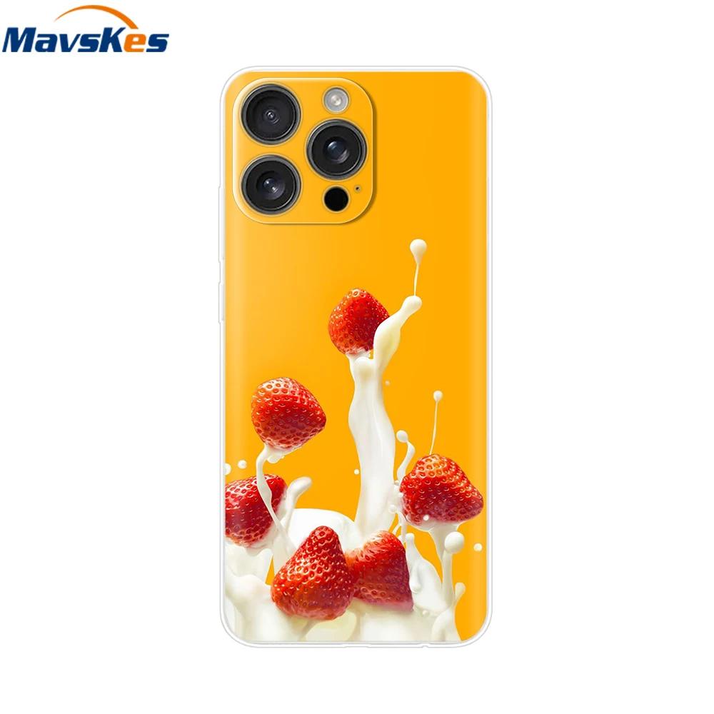 Für iPhone 16 Pro Hülle 16 Plus Liebliches Herz Weiches Silikon TPU Bemalte Handyhüllen für Apple iPhone16 Pro Max Hülle Schale Neue Tasche
