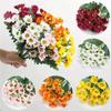 Künstliche Sonnenuntergangs-Chrysanthemen Blumen Realistische Außen-/Innen-Blumenarrangements Wasserdicht Winddicht Künstliche Blumen Heimparty Dekor