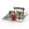 High-Quality Grey City Road Baseplate Building Blocks with Pedestrian Crossing Tiles eds 60301 69915 71772