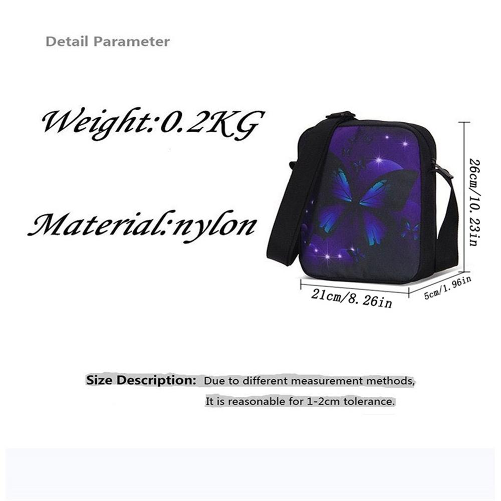 Cartoon One Piece School Crossbody Bag, Light Weight Unisex Mini Messenger Bag for Boys Girls Age 6-10 Travel Casual Daily Use