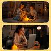 1Pc Fox Night Light, Squishy Silicone Lamp Novelty Gifts, Rechargeable Dimmable Timer Bedside Touch Nightlight for Breastfeeding