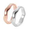 Titanium Steel Mobius Ring Couple Matching Jewelry Elegant Index Finger Ring for Men Women