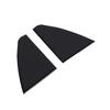 Bande de garniture latérale de tableau de bord noir brillant pour Toyota Tacoma 2015-