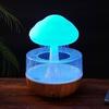 SITSRA Nuage de Pluie Humidificateur d'Air Lampe Cascade Champignon Diffuseur Goutte d'Eau Nuageuse Veilleuse Mignonne Aromathérapie Huile Essentielle 7 Couleurs Changeantes L
