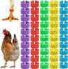 Poultry Leg Bands: 16mm Snap-On Rings for Chicken, Duck, and Goose Identification