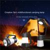 Outdoor Multifunctional Camping Lamp Rechargeable Flashlight Lighting LED Portable Camping Lamp Tent Lamp Household Desk Lamp