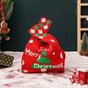 Casual Christmas Knitted Handbag Handmade Knit Multifunction Christmas Tote Bag Reusable Party Gift Bag Cartoon Candy Bag