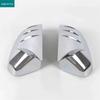 Compatible with 22 HRV/HR-V Models: Electroplated Bright ABS Trim for Rear Door Handle & Mirror Cover