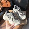 2025 New Dad Shoes Women's Shoes Popular Spring and Autumn Super Fire Versatile Muffin Thick Sole Heightening Sports and Leisure Shoes