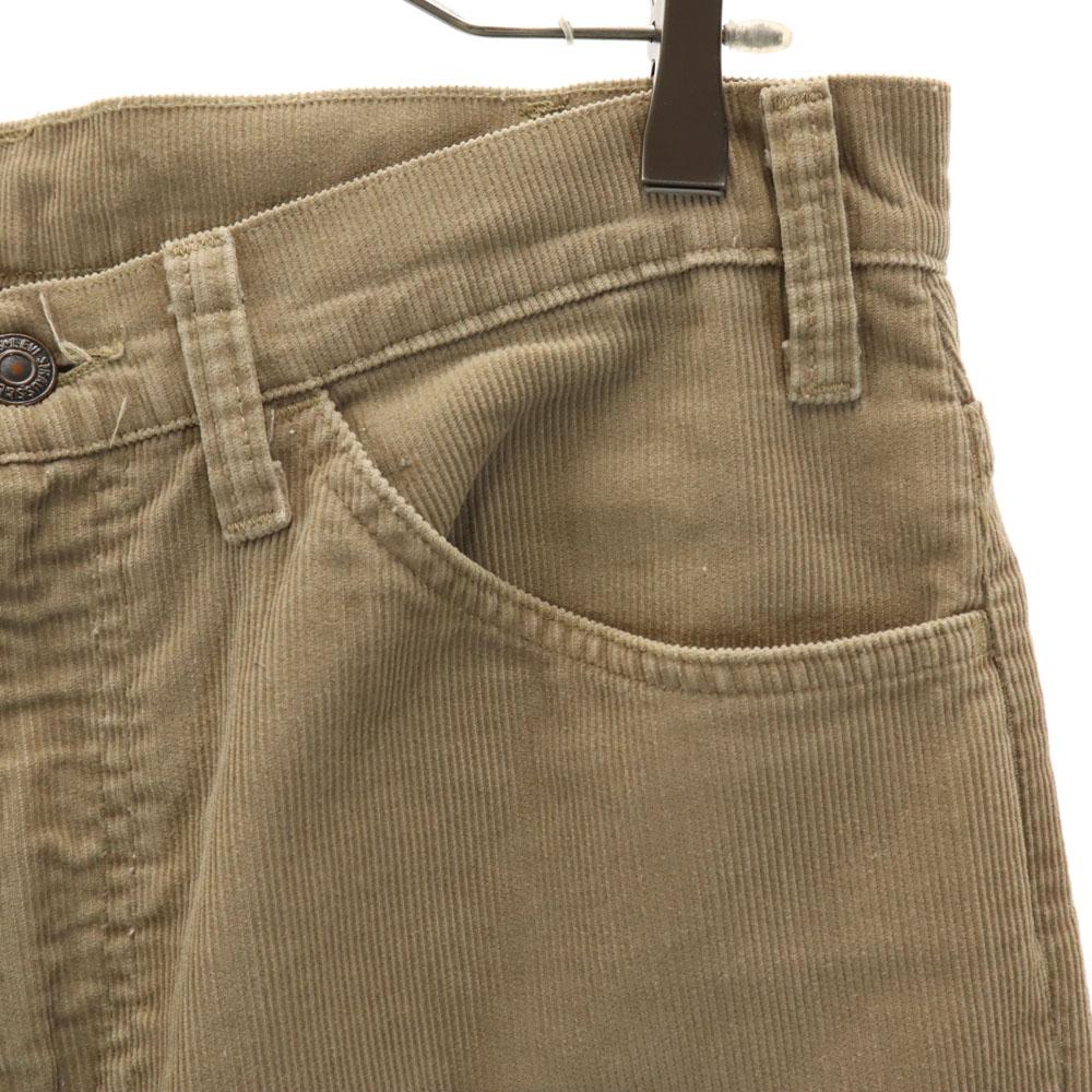 Levi's 80s Vintage Corduroy Pants W33 Beige Brown TALON ZIP Men's Used