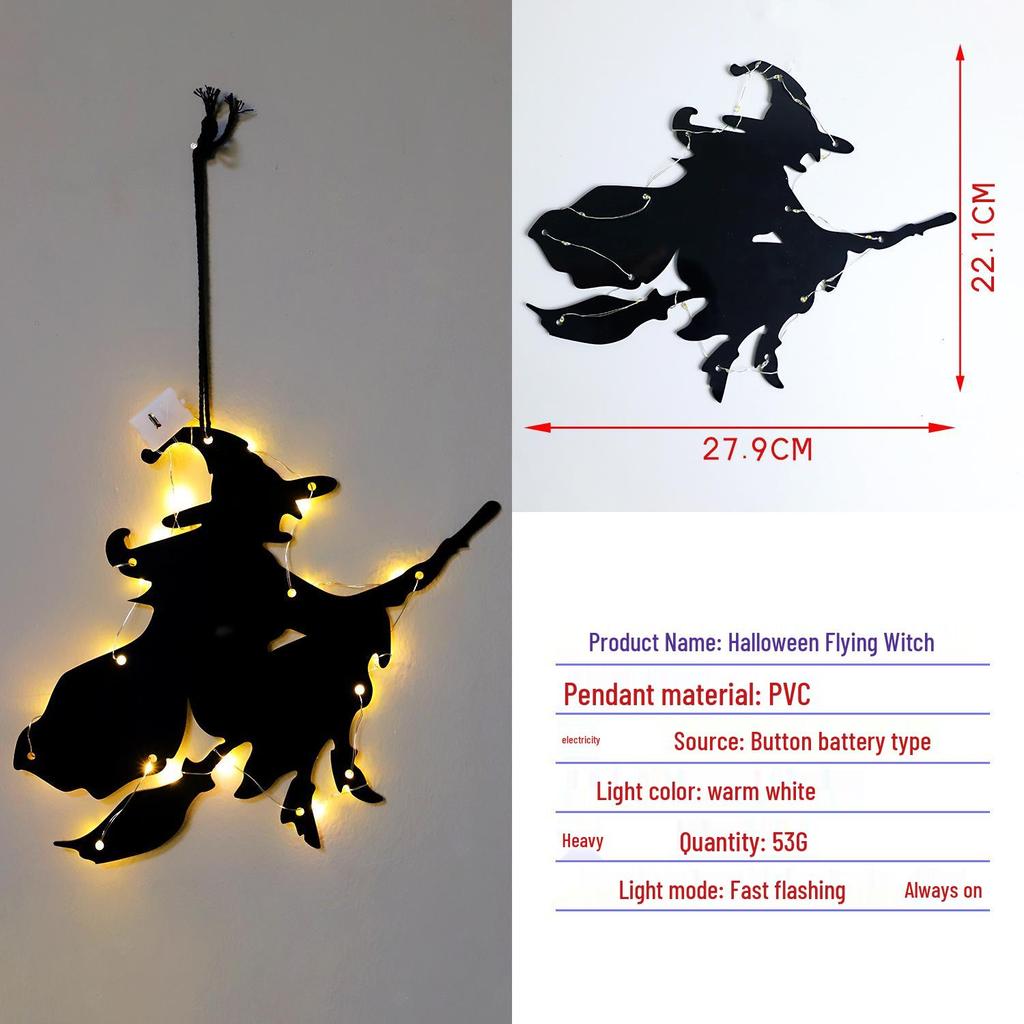 Lumini LED String Fantomă Dovleac de Halloween Transfrontaliere - Decor Festiv Înfricoșător pentru Petreceri