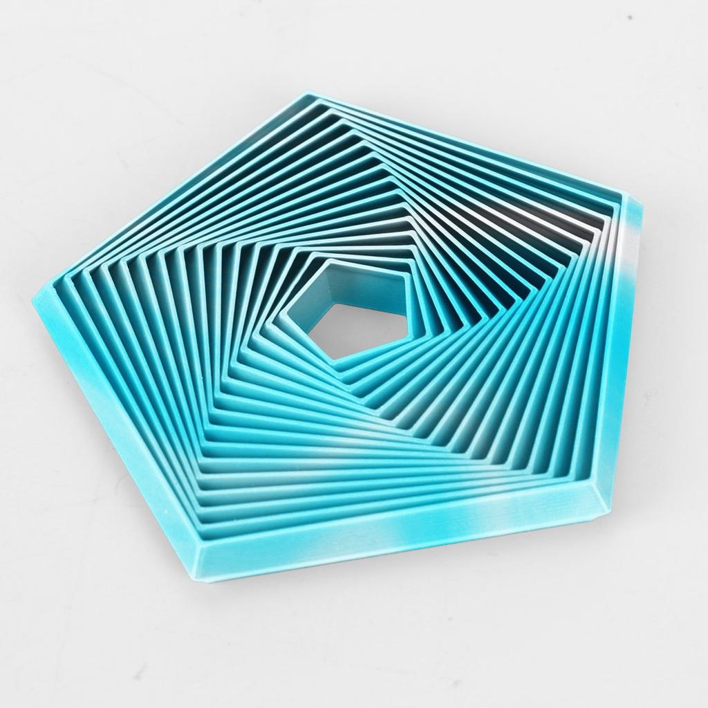 3D Printed Pentagonal Toys For Children And Adults, Focused Toys For Stress Relief And Relaxation