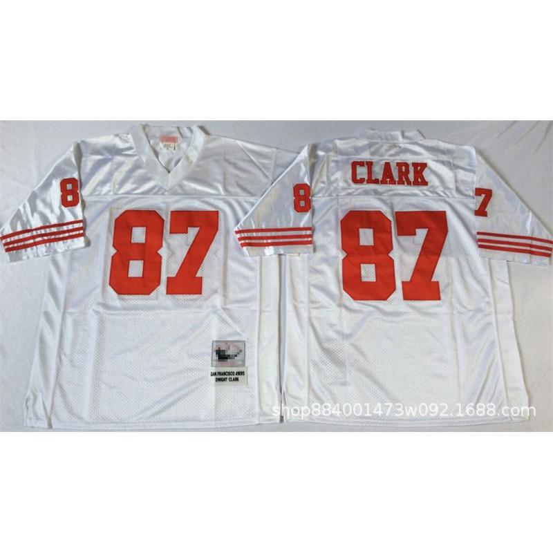 Retro Embroidered Football Jersey Men Cotton Blend Rugby Uniform Team Sports Apparel