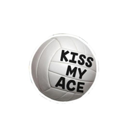 50 Stück Einzigartige Laptop-Aufkleber Attraktiv Weit verbreitet Cartoon-Design Volleyball-Thema Kühlschrank-Aufkleber