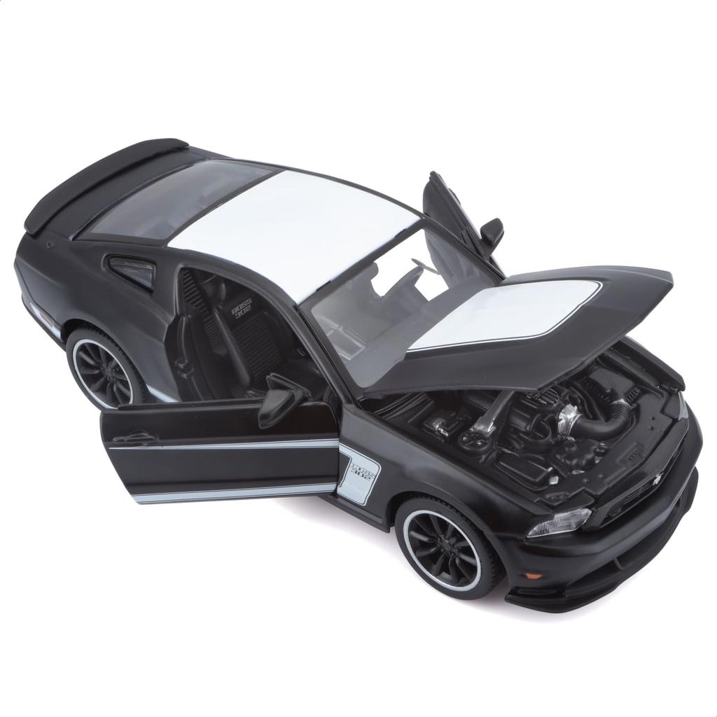Maisto 1/24 Ford Mustang Boss 302 Black / Diecast Model Car (Finished Product) 31269 BK