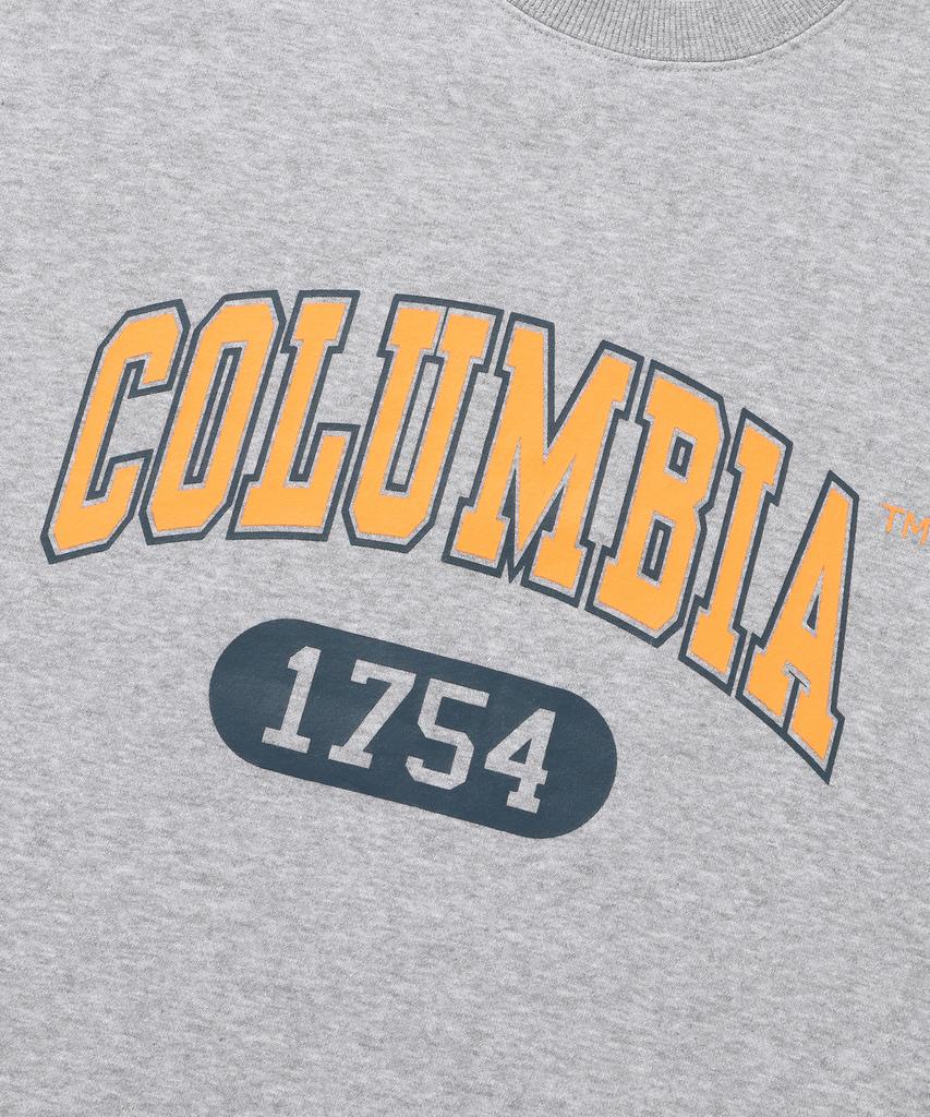 COLUMBIA UNIVERSITY 1754 Arch Logo Fleece Sweatshirts M Grey