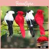 Realistic Foam Bird Sparrow Ornament For Garden Wedding Decoration
