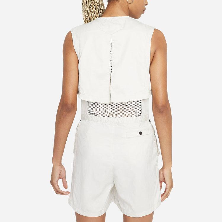 Jordan Combinaison de vol tissée respirante Heatwave Shorts Femme blanc DC2125-072