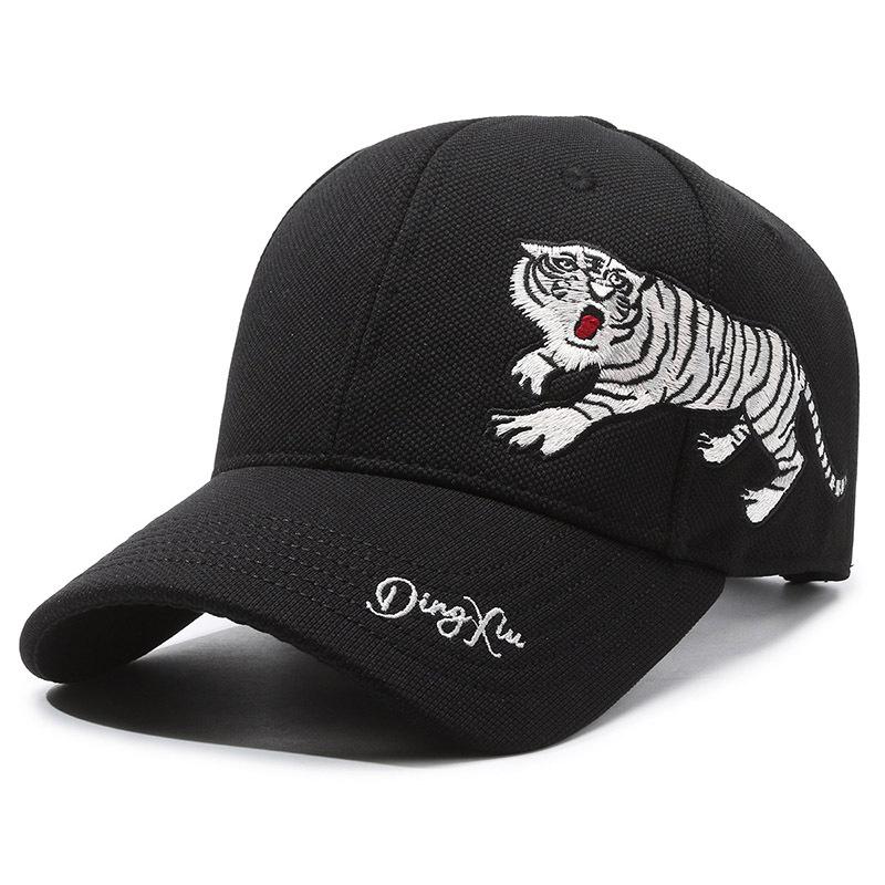 Cap Herren Frühling Herbst Bestickte Tiger Baseball Cap Herren Outdoor Cap