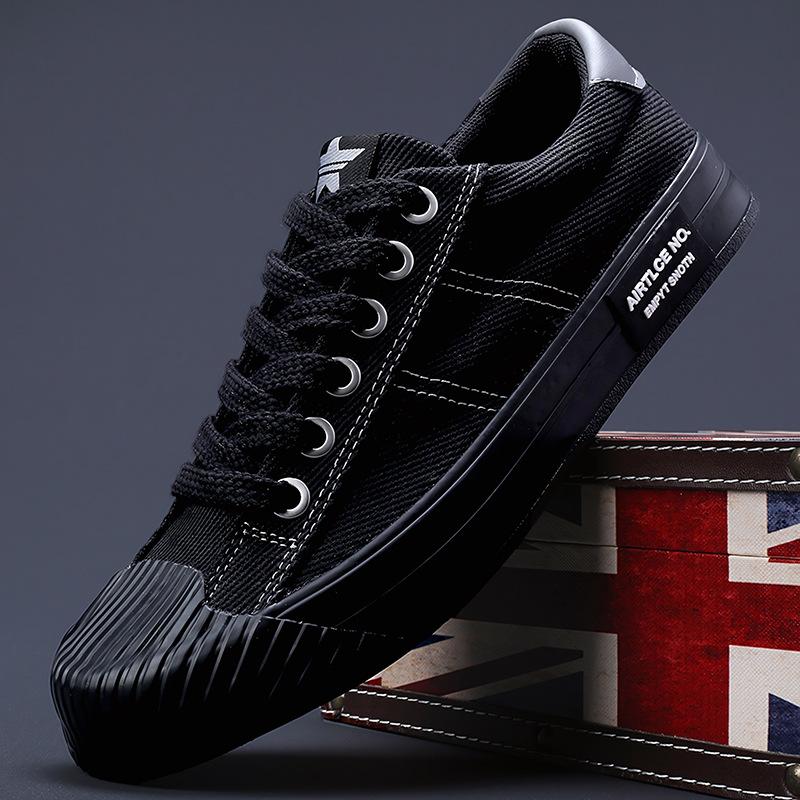 New Spring Men's Shoes Korean Style Fashion Trend Versatile Men's Casual Canvas Shoes Comfortable Breathable Flat Shoes
