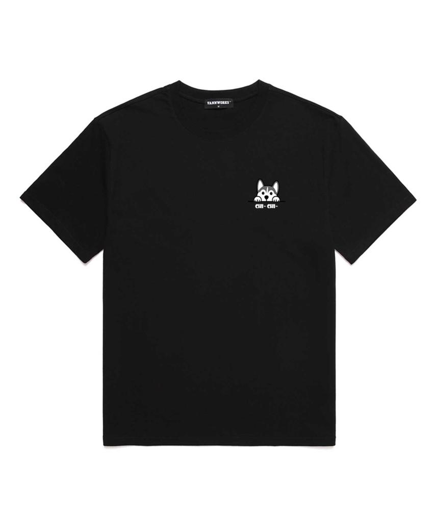 VANNWORKS Chi Chi Oversized Short Sleeve T-Shirt (Vndts243) Black