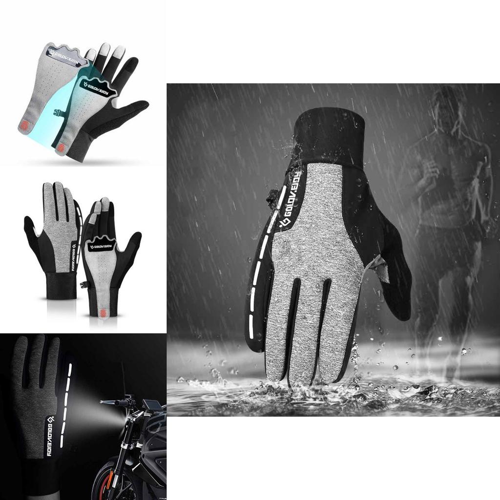Warm Winter Men Windproof Waterproof Antislip Thermal Touch Gloves Screen